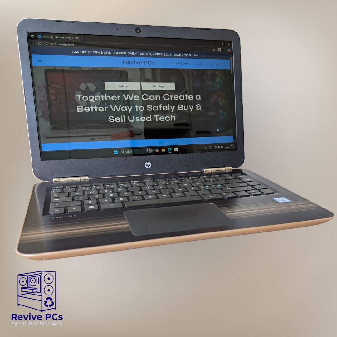 HP PAVILION 14 INTEL CORE I3-7100U 8GB RAM 256GB LAPTOP *NEW BATTERY*