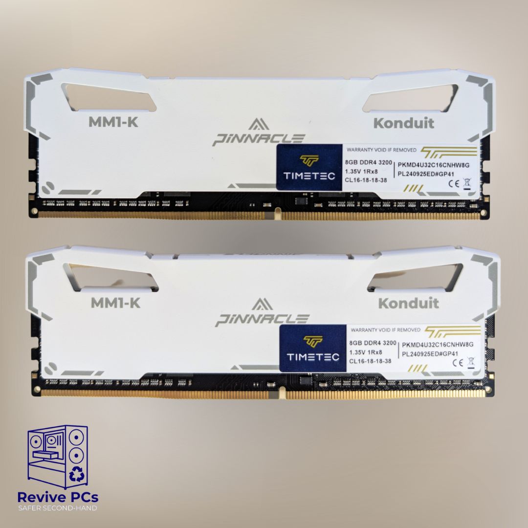 16GB DDR4 RAM - Timetec Pinnacle Konduit (2 x 8GB) 3200MHz CL16