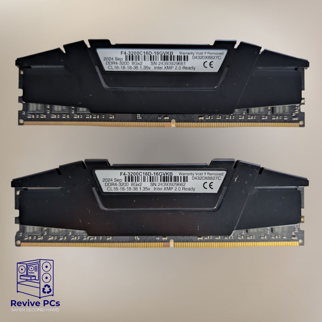 16GB DDR4 RAM - G. SKILL Ripjaws V (2 x 8GB) 3200MHz CL16