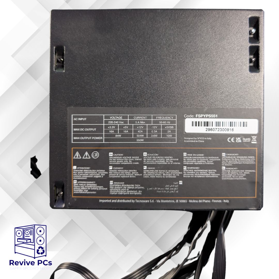 550W Power Supply | Spyco Typhoon PS-551